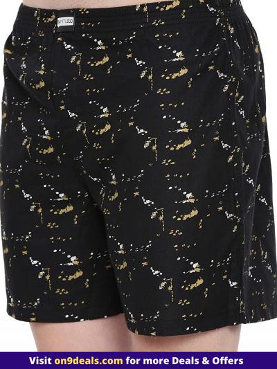 Sayitloud Men's Printed Cotton Boxer Shorts @ Rs.199