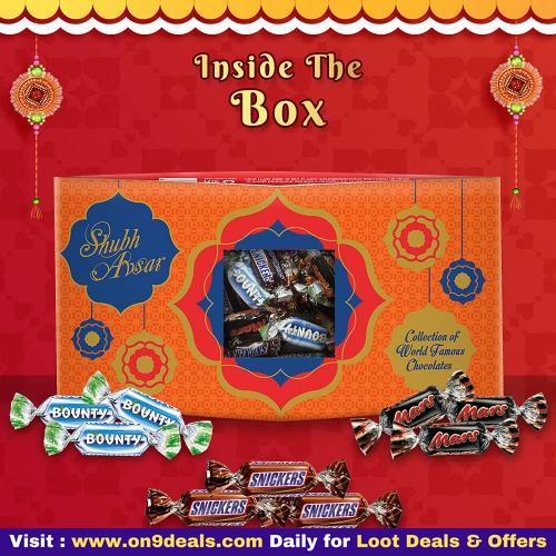 Shubh Avsar Gift Pack, 300g Pack of 2 (Snickers Miniatures, Mars Miniatures, Bounty Miniatures)