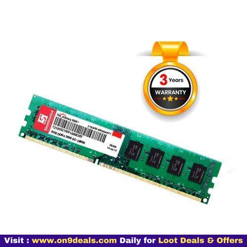 Simmtronics 8GB DDR4 Desktop RAM 2666 MHz (PC 21300) with 3 Year Warranty