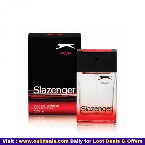 Slazenger Pwr Eau De Toilette Perfume For Men 50 ml 24 Hours Performance