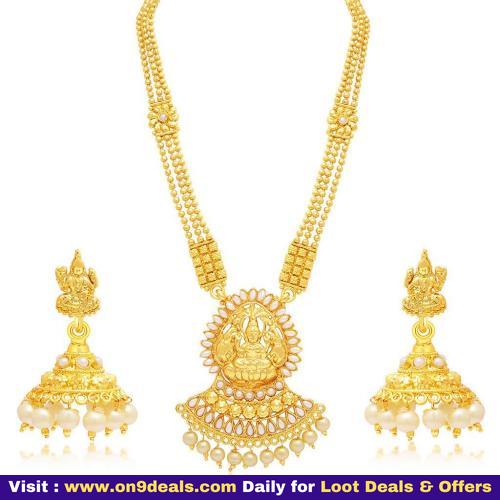 Sukkhi Jewellery Sets for Women (Golden) (3190NGLDPP1400)