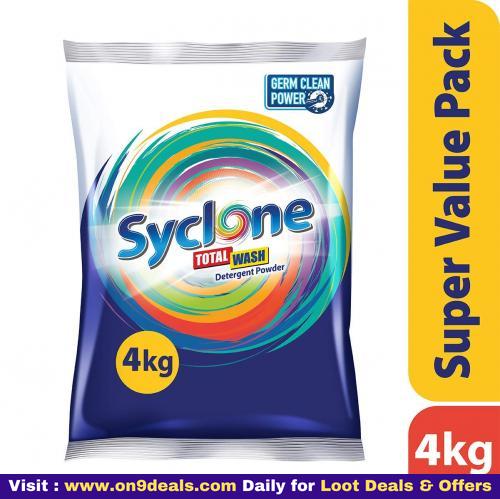 Syclone Total Wash Detergent Powder 4 Kg