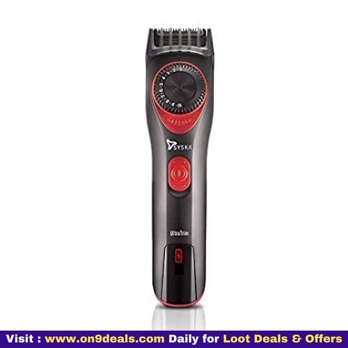 Syska UltraTrim HT700 Runtime: 45 min Trimmer for Men + 2 Years Warranty