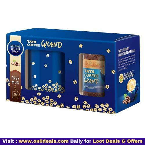 Tata Coffee Grand Jar, 50g with Free Mug