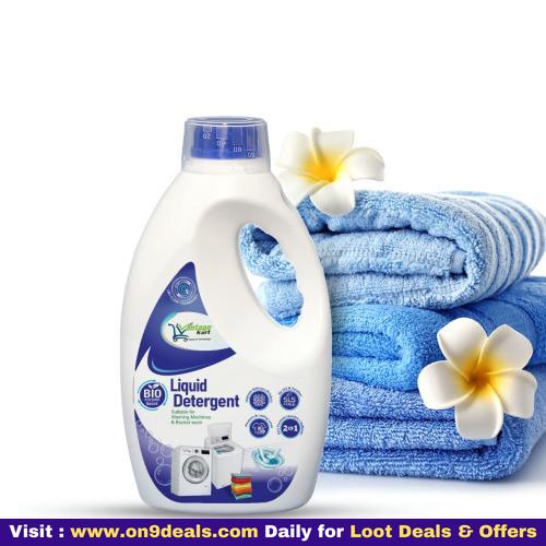 Vantagekart Biodegradable | SLS Free| No Harmful Chemicals | Non Toxic Laundry Liquid Detergent - 3 LTR
