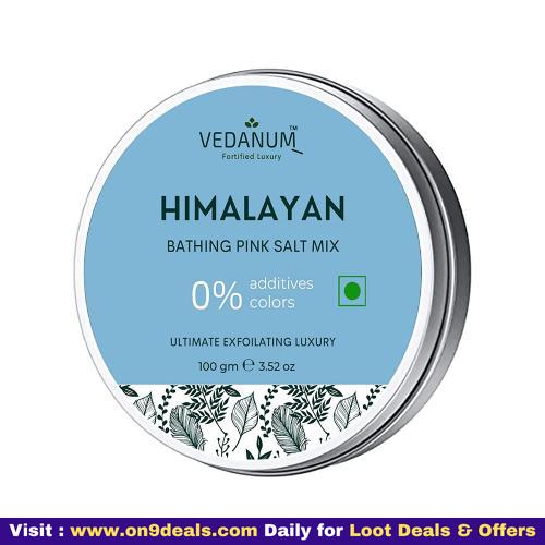 Vedanum Himalayan Pink Bath Salt With Exfoliating Minerals