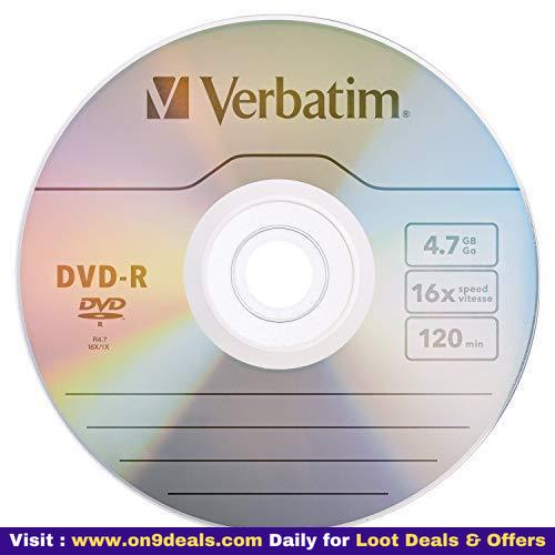Verbatim 64046 4.7GB DVD-R 16X (Pack of 50 Disc)