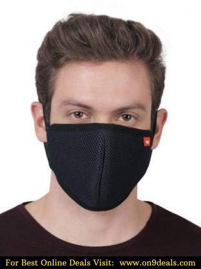 Wildcraft Pack of 5 HypaShield Reusable 6-Layer Anti-Pollution Outdoor Masks