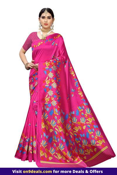 Winza Designer Women's Saree 90% Discount from Rs.229