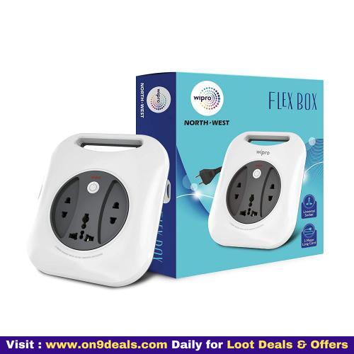 Wipro Flex Box with universal socket and 5 meter long cord