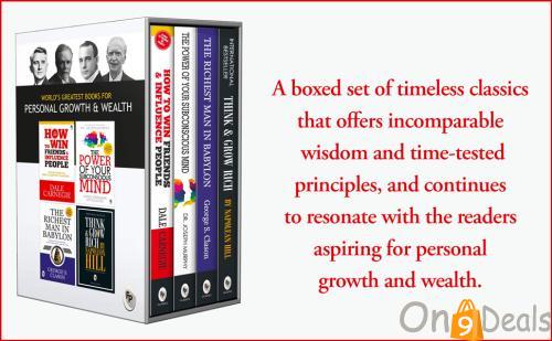 World's Greatest Books For Personal Growth & Wealth (Set Of 4 Books) : Perfect Motivational Gift Set