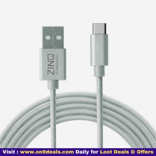 Zinq USB Type-C to USB-A 2.0 Cable -1 Meter
