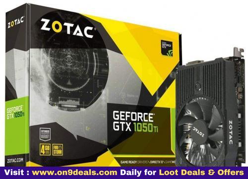 ZOTAC GeForce GTX 1050 Ti mini ZT-P10510A-10L 4GB GDDR5 PCI Express Graphics Card