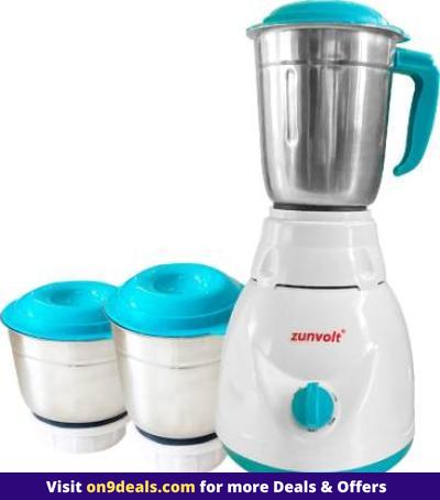 Zunvolt Power Pro Mg7 750w 3 Jars Mixer Grinder