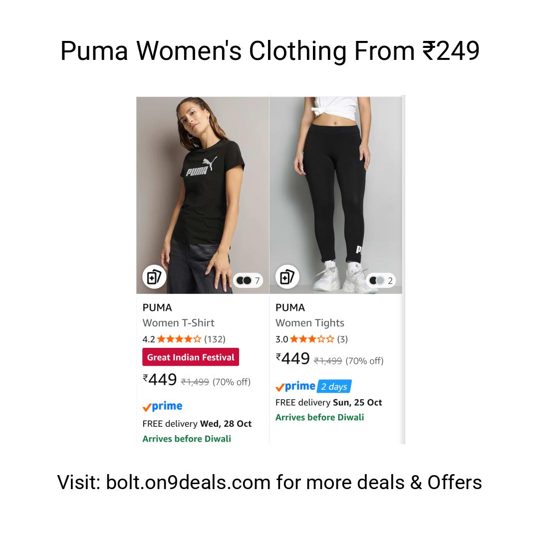Puma Women's Clothing From ₹249
https://amzn.clnk.in/oZOL