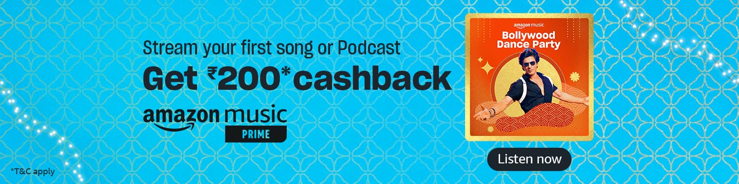 Amazon Music Exclusive Offer: Stream Your First Song or Podcast for Rs.200 Cashback