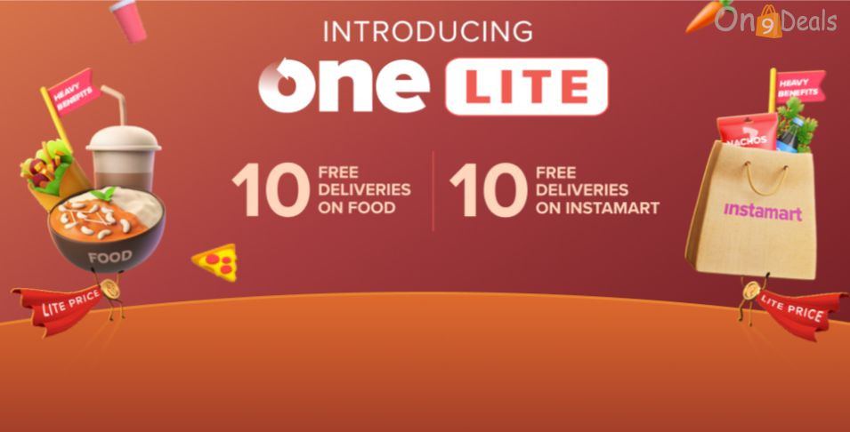 Swiggy One Lite 3 Months @ Rs 10 or Swiggy One 3 Months @ Rs 49