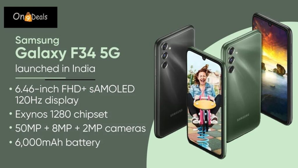 Samsung Galaxy F34 5G, display, camera, battery, performance, 5G, storage, security, Samsung Wallet