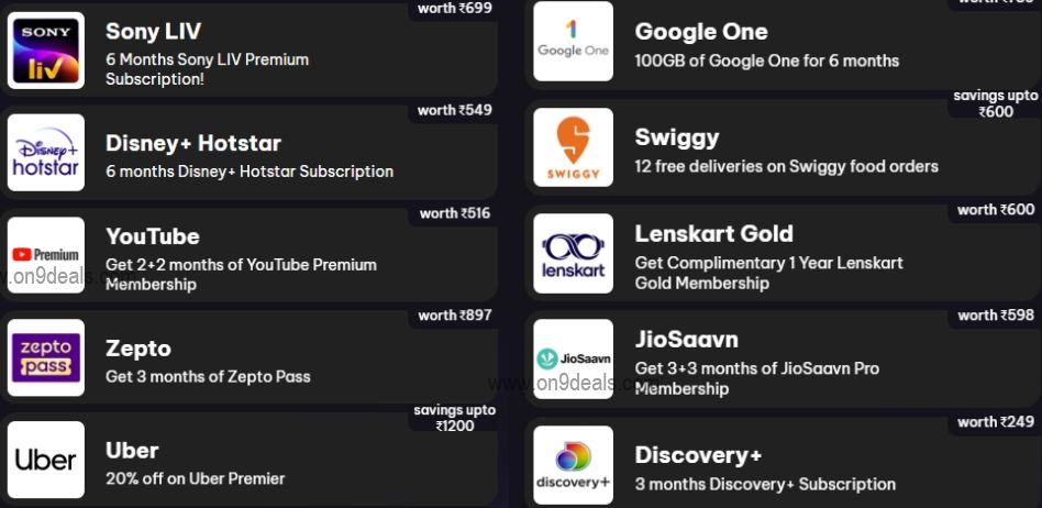 Timesprime Incredible Offers and Membership on Disney+ Hotstar, SonyLIV, Discovery Plus, Tinder, Pizzahut, Netmeds, Uber, Fan Code & Many More All for Rs 749 or Less